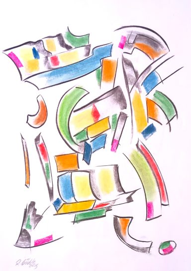 43 x 63 auf Hahnemühle 600.-