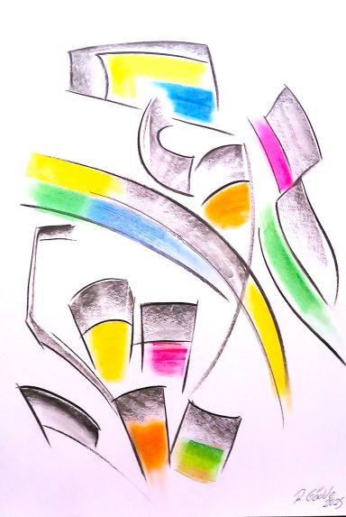 Bird abstrakt expressiv