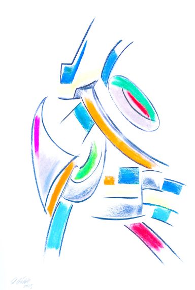 Die Last 1600.- abstrakte extreme Gemälde